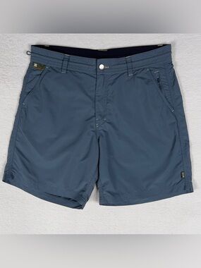 Howler Brothers Horizon Hybrid Shorts Men's 34 Blue Ripstop Outdoor Gorpcore